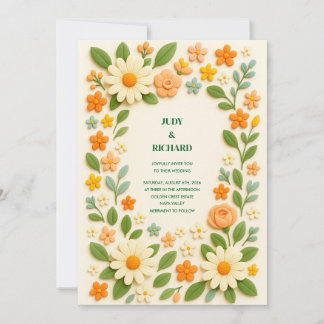 フラットなSave The Dateカード セーブザデート