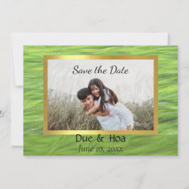 フラットなSave The Dateカード セーブザデート