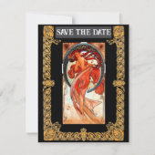 フラットなSave The Dateカード セーブザデート (正面)