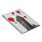 フラットアイアン建物とレッドホットエアバルーン ノートブック (右側)