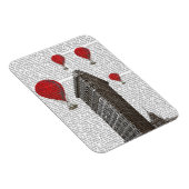 フラットアイアン建物とレッドホットエアバルーン マグネット (右側)