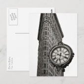 フラットアイアン建物はがき ポストカード (正面/裏面)