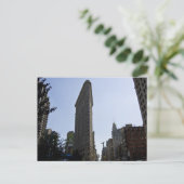 フラットアイアン建物はがき ポストカード (スタンド正面)