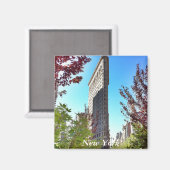 フラットアイロン、ニューヨーク マグネット (正面/裏面)