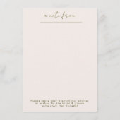 フラットアドバイス結婚カードのタイムカプセル(封筒つき) アドバイスカード (裏面)