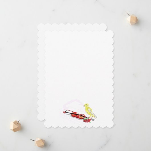 フラットアナウンスカード婚約 案内状 (正面/裏面インサイチュ)