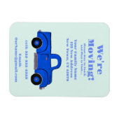 フラットアナウンスメントカードを移動中 マグネット (横)