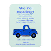 フラットアナウンスメントカードを移動中 マグネット (縦)