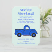 フラットアナウンスメントカードを移動中 案内状 (スタンド正面)