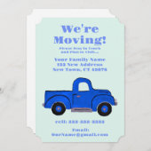 フラットアナウンスメントカードを移動中 案内状 (正面/裏面)