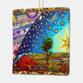 フラットアースオーナメント セラミックオーナメント (左)