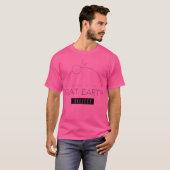 フラットアースクラブ科学天文学会員 Tシャツ (正面フル)