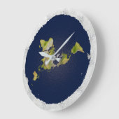 フラットアースクロック ラージ壁時計 (傾斜)