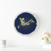 フラットアースクロック ラージ壁時計 (ホーム)