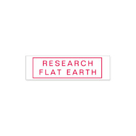 フラットアースレッドインクスタンプの研究 セルフインキングスタンプ