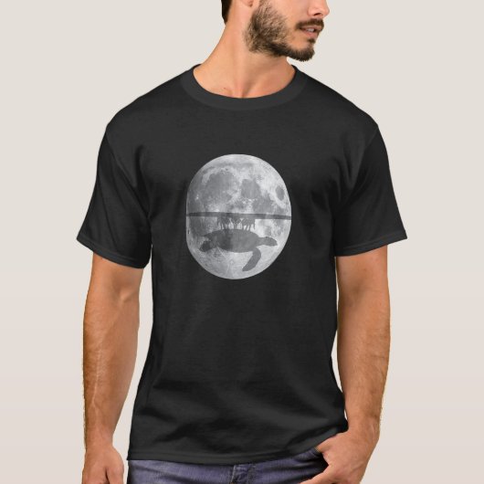 フラットアース理論エレファントカメ Tシャツ (正面)
