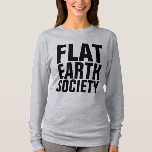 フラットアース・ソサエティTシャツ Tシャツ (正面)