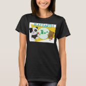 フラットアース – ニキータリコ英語1 Tシャツ (正面)