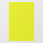 フラットイエロー背景テクスチャ ウィンドウサイン (シート)