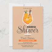 フラットオモダンレンジアペロルスピリッツブライダルシャワー 招待状 (正面)