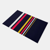 フラットカラーストライプ ドアマット (アングル)