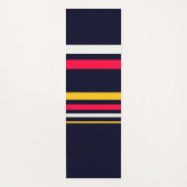 フラットカラーストライプ ヨガマット (正面)