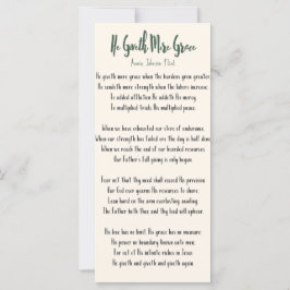 フラットカードアニー・ジョンソン・フリント彼がより恵みを与える