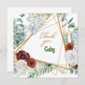 フラットカードサンキュー (正面/裏面)