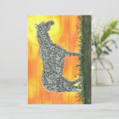 フラットカードサンセットホースバイシェリージャービス サンキューカード (スタンド正面)