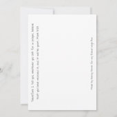 フラットカードサンセットホースバイシェリージャービス サンキューカード (裏面)