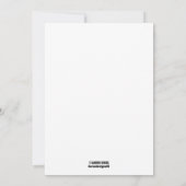 フラットカードチェックMeowt黒猫とソックモンキーハット (裏面)