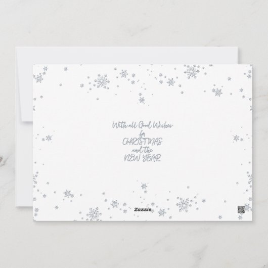 フラットカードメリークリスマス020（エルフサンタ） シーズンカード (裏面)