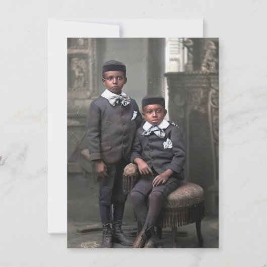 フラットカードヤングブラックボーイズ (正面)