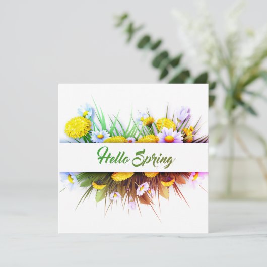 フラットカード春 (スタンド正面)