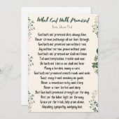 フラットカード神が約束したもの ノートカード (正面/裏面)