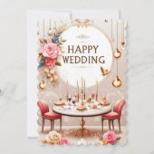 フラットカード結婚ハッピーズ (裏面)