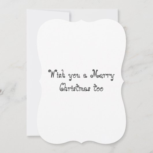 フラットカード (裏面)