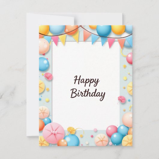 フラットカード (正面)