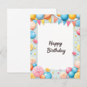 フラットカード (正面/裏面)