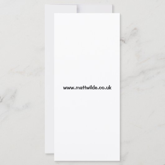 フラットカード (裏面)