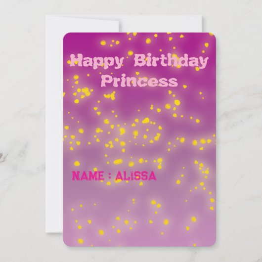 フラットカード (正面)