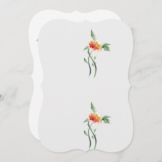 フラットカード (正面/裏面)