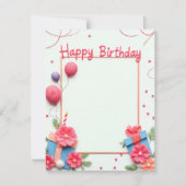 フラットカード (正面)