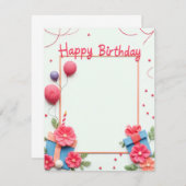 フラットカード (正面/裏面)