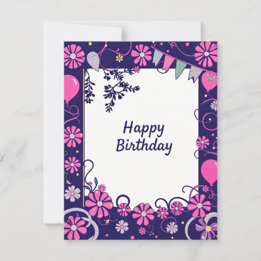 フラットカード (正面)