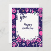 フラットカード (正面/裏面)