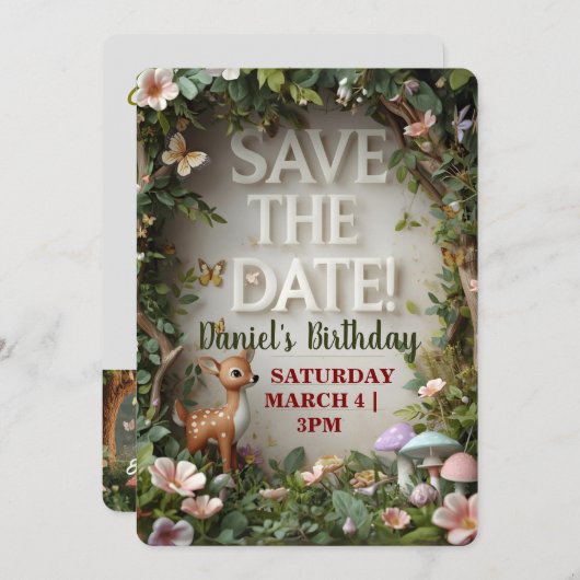 フラットカード (正面/裏面)