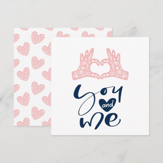 フラットカード (正面/裏面)