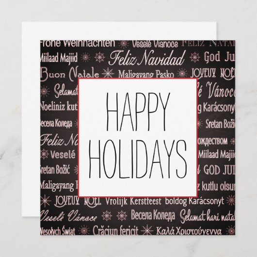 フラットカード (正面/裏面)