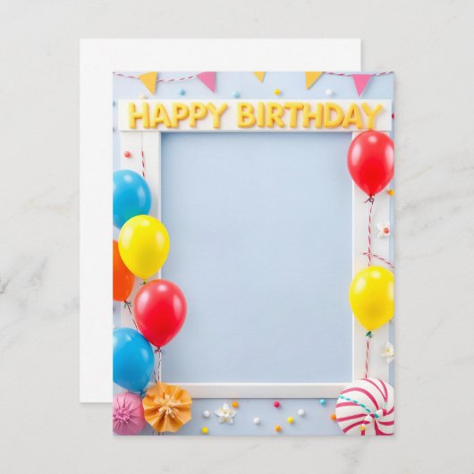 フラットカード (正面/裏面)